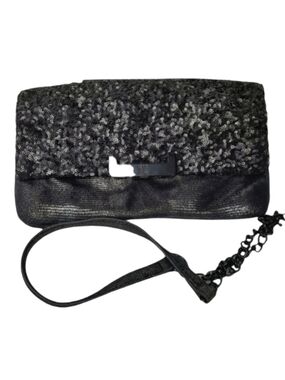 Simply Vera Vera Wang Claire Sequin Clutch With Detachable Chain Handle
